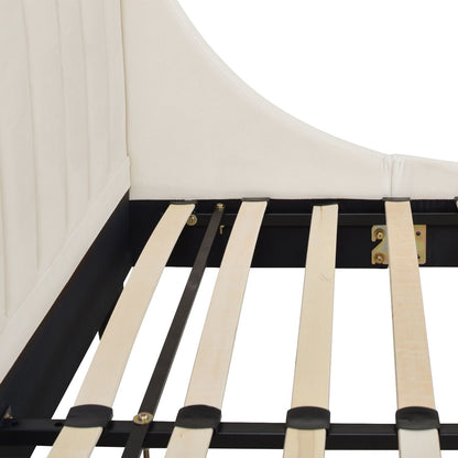 Aspen - Vertical Tufted Modern Headboard Platform Bed Set - The Sleep Loft - Online Mattress Showroom NYC