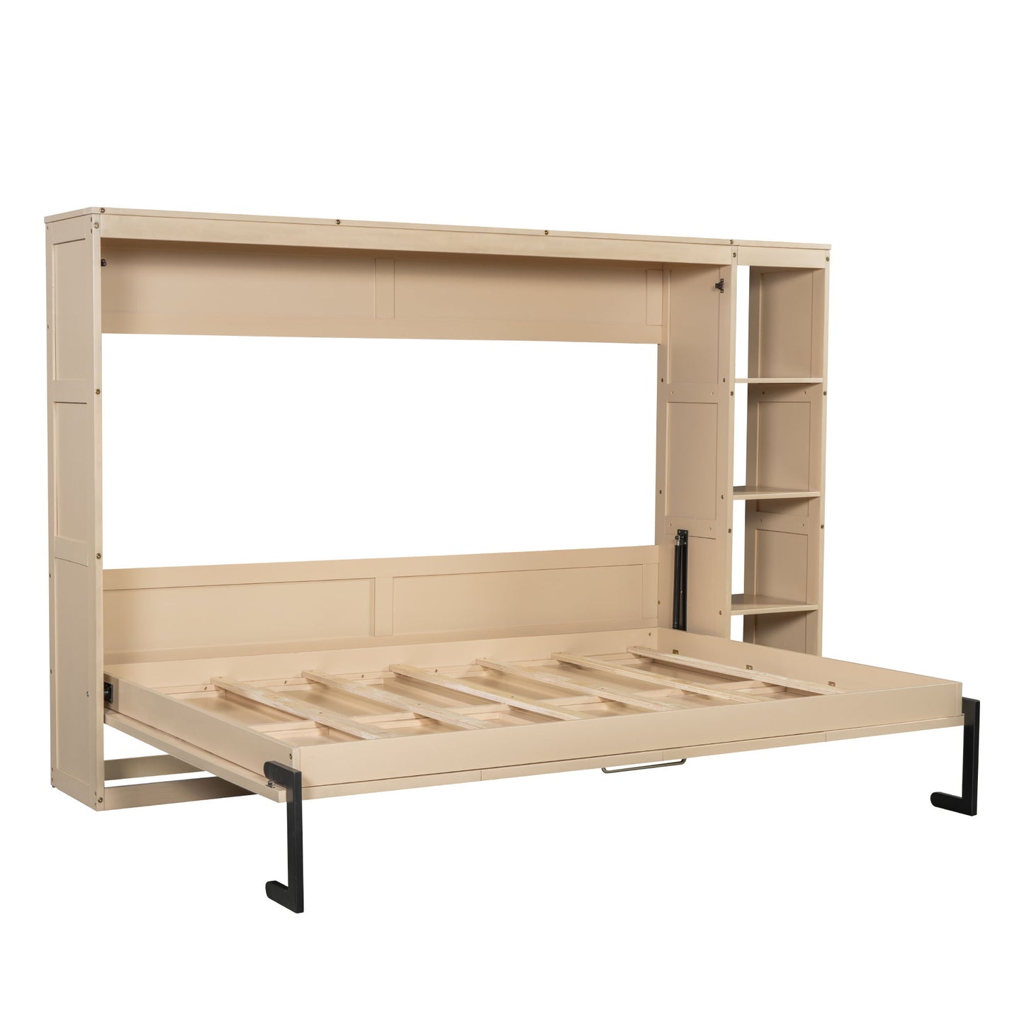 Murphy Bed With Bookshelf And Storage - The Sleep Loft - Online Mattress Showroom NYC
