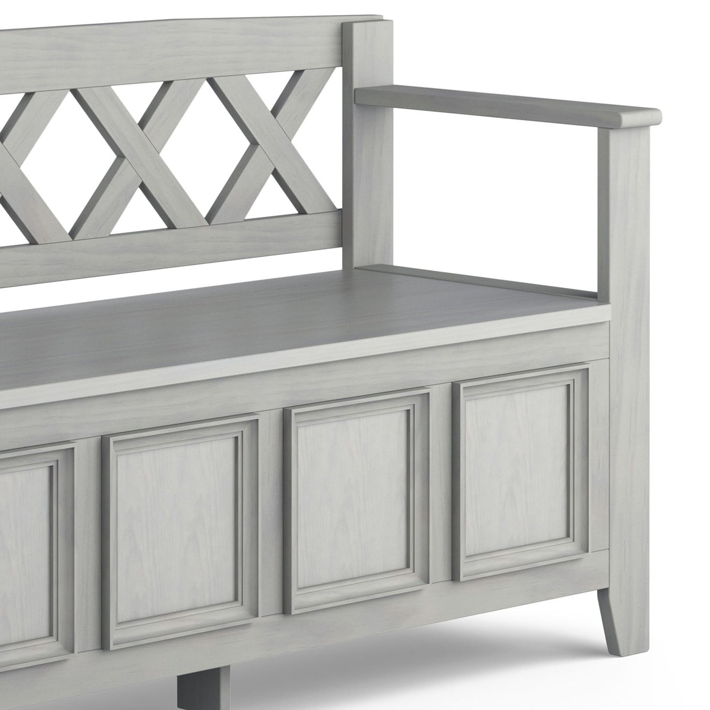Amherst - Handcrafted Entryway Storage Bench - The Sleep Loft - Online Mattress Showroom NYC