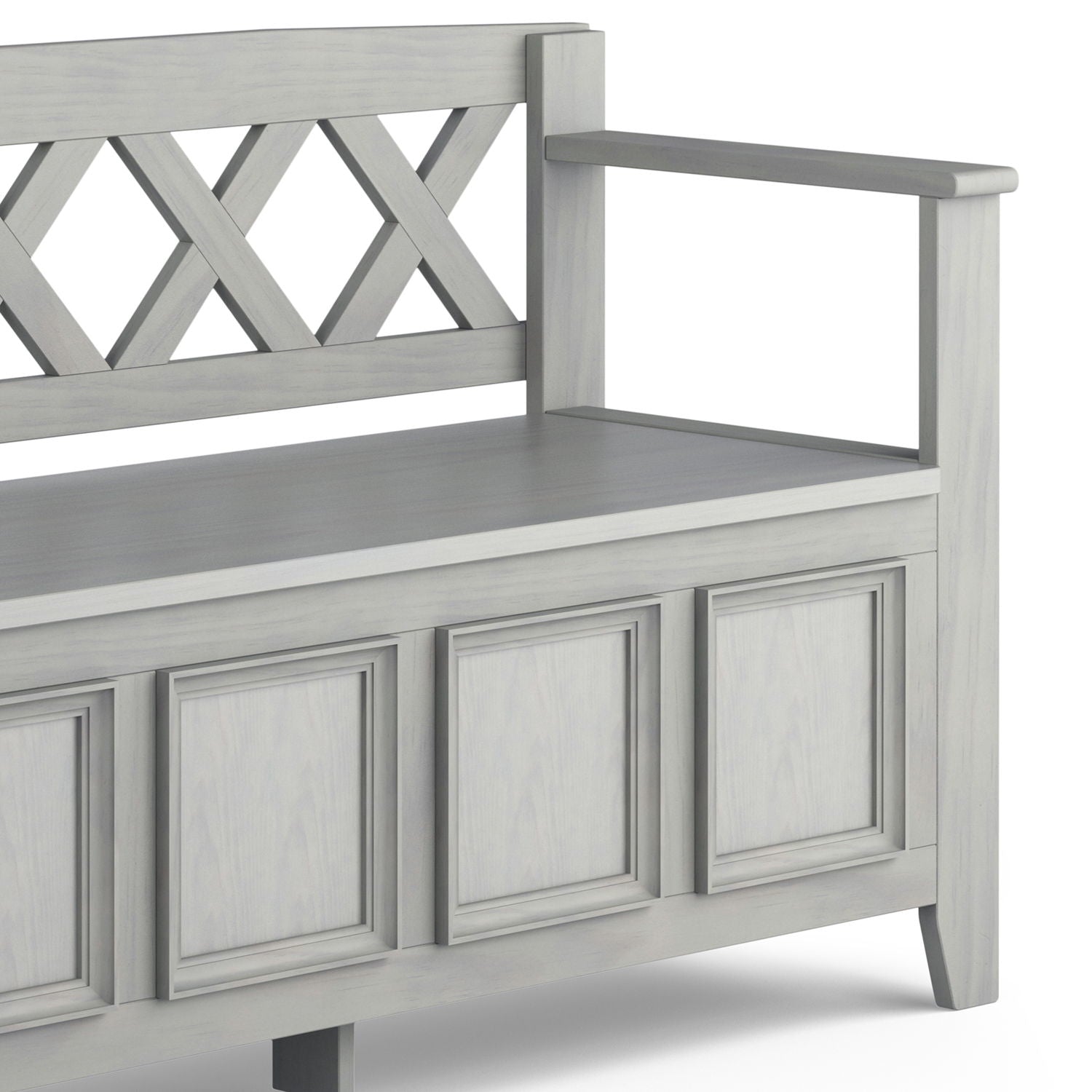 Amherst - Handcrafted Entryway Storage Bench - The Sleep Loft - Online Mattress Showroom NYC