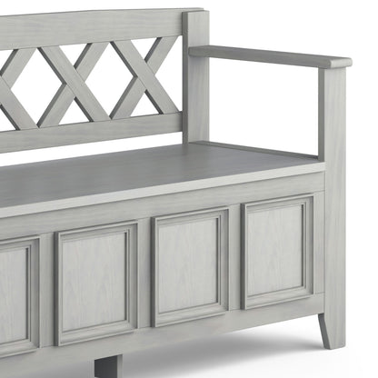 Amherst - Handcrafted Entryway Storage Bench - The Sleep Loft - Online Mattress Showroom NYC