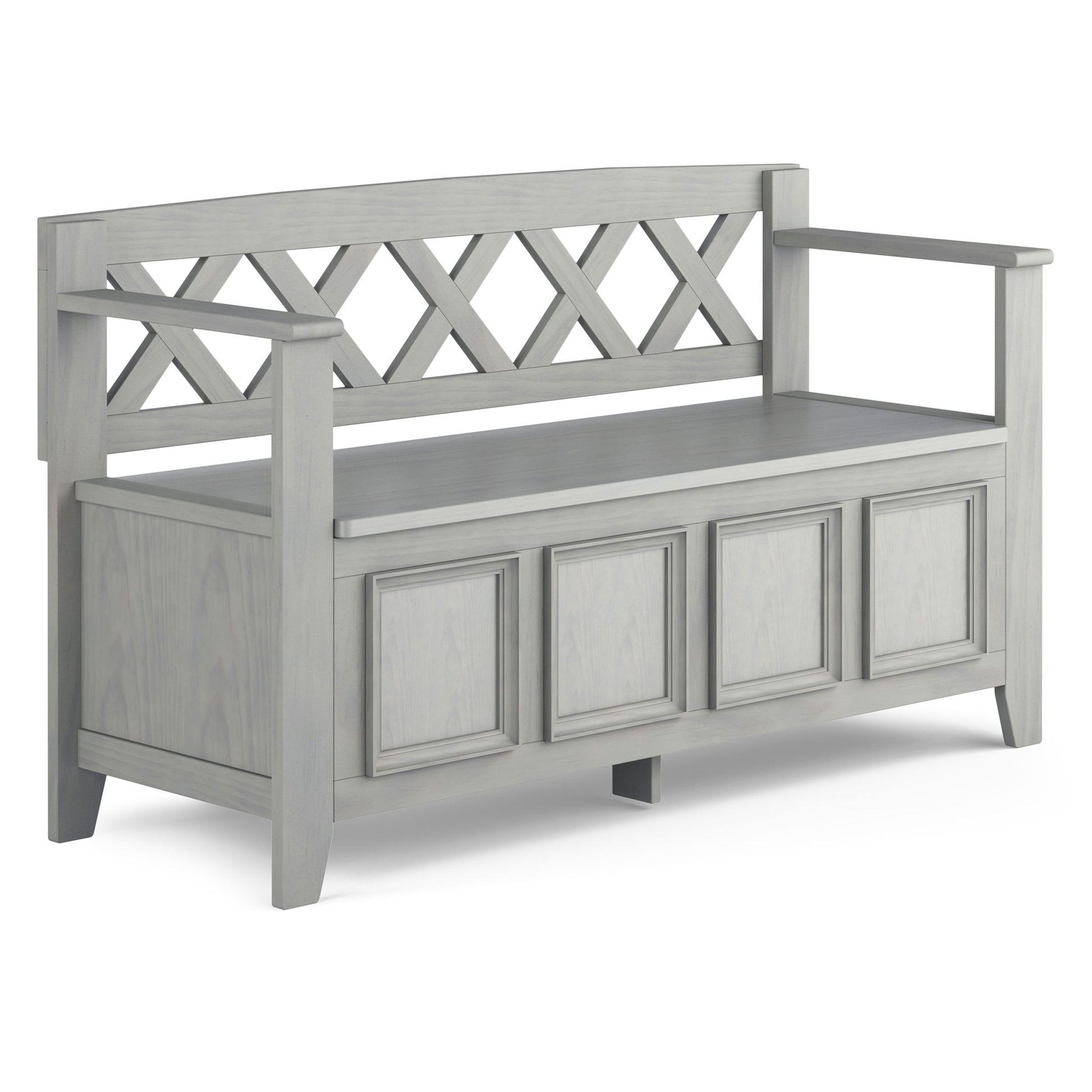 Amherst - Handcrafted Entryway Storage Bench - The Sleep Loft - Online Mattress Showroom NYC