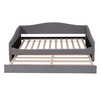 Design Upholstered Daybed With Light And Trundle - The Sleep Loft - Online Mattress Showroom NYC