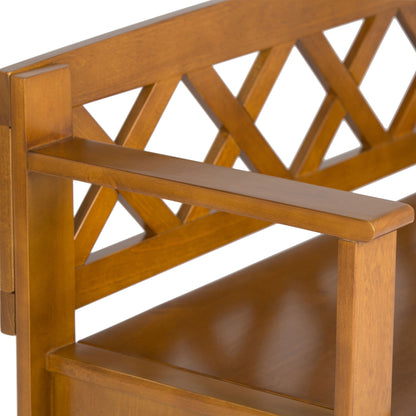 Amherst - Handcrafted Entryway Storage Bench - The Sleep Loft - Online Mattress Showroom NYC