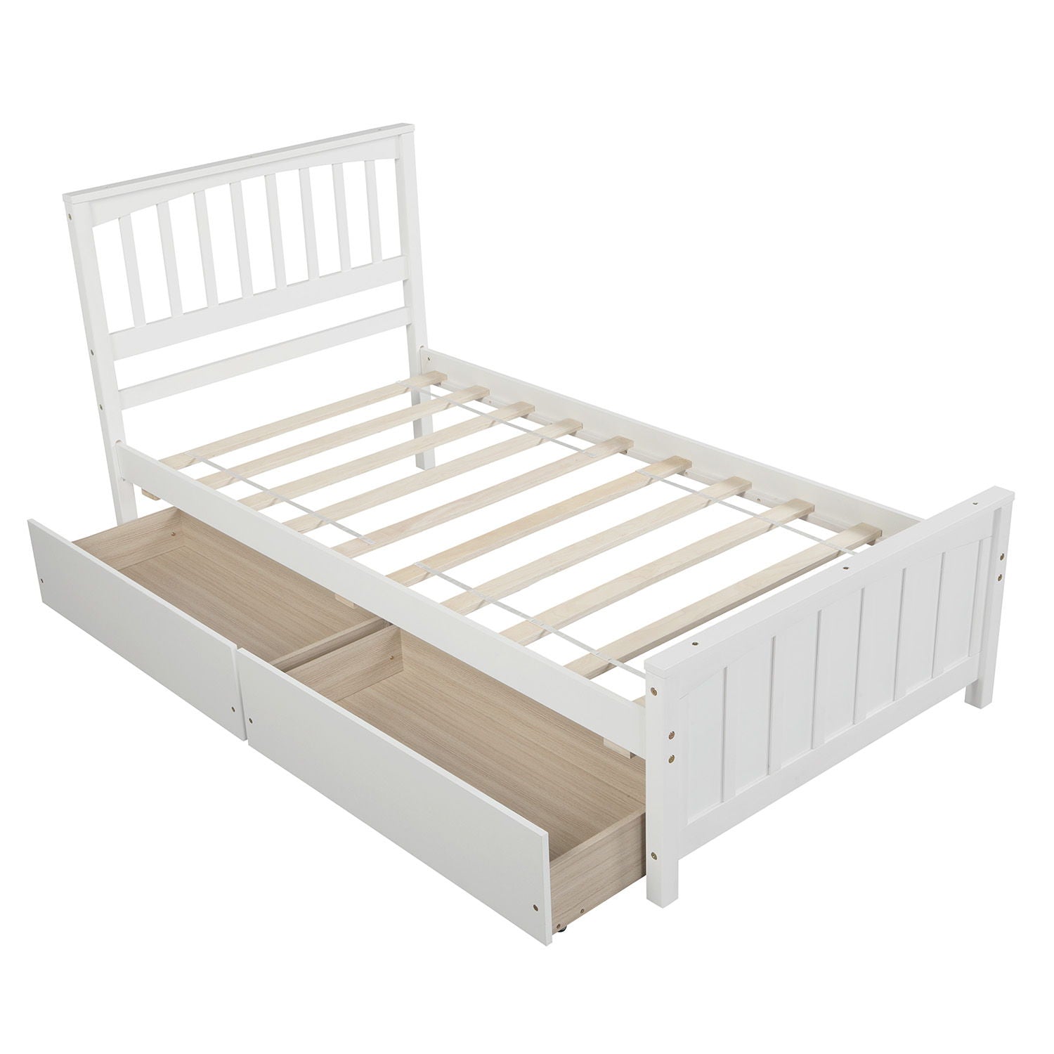 Platform Bed With Two Drawers - The Sleep Loft - Online Mattress Showroom NYC