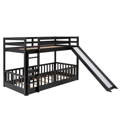 Bunk Bed With Convertible Ladder And Slide - The Sleep Loft - Online Mattress Showroom NYC