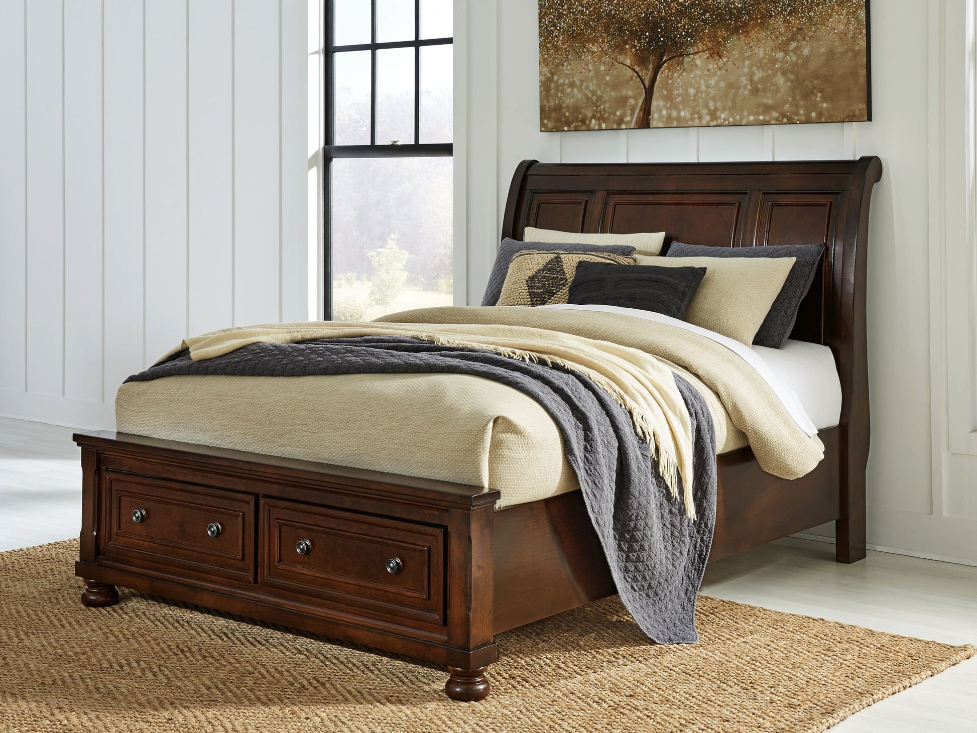 Porter - Sleigh Storage Bed - The Sleep Loft - Online Mattress Showroom NYC