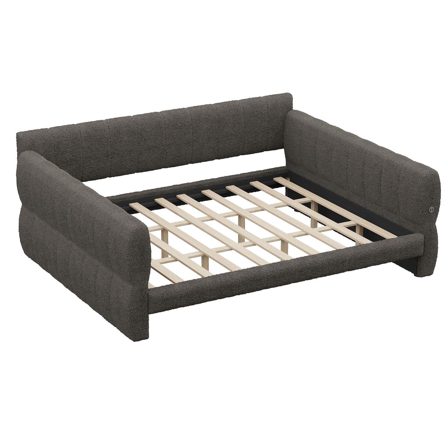 Upholstered Platform Bed With USB Charging - The Sleep Loft - Online Mattress Showroom NYC