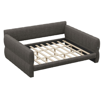Upholstered Platform Bed With USB Charging - The Sleep Loft - Online Mattress Showroom NYC