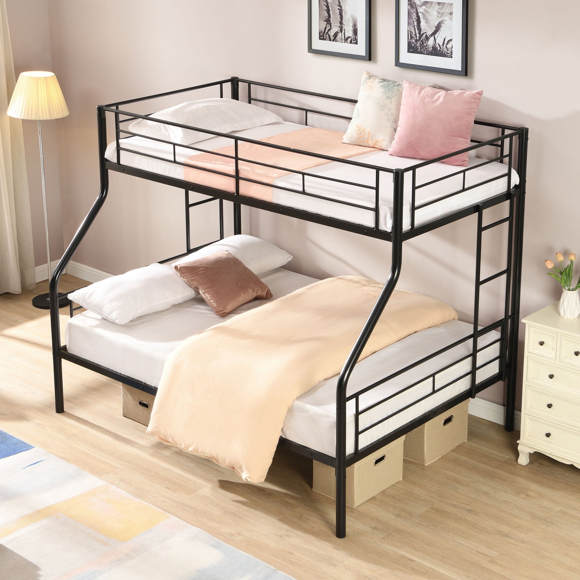 Modern Metal Bunk Bed - The Sleep Loft - Online Mattress Showroom NYC