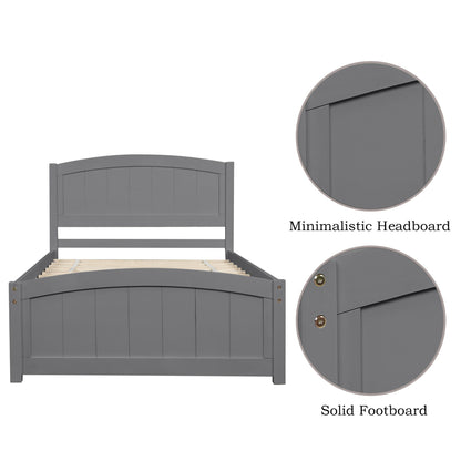 Platform Bed & Headboard, Footboard And Wood Slat Support - The Sleep Loft - Online Mattress Showroom NYC