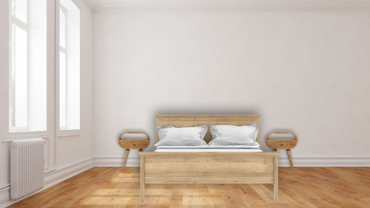 Circular Open Bedside Nightstand - The Sleep Loft - Online Mattress Showroom NYC