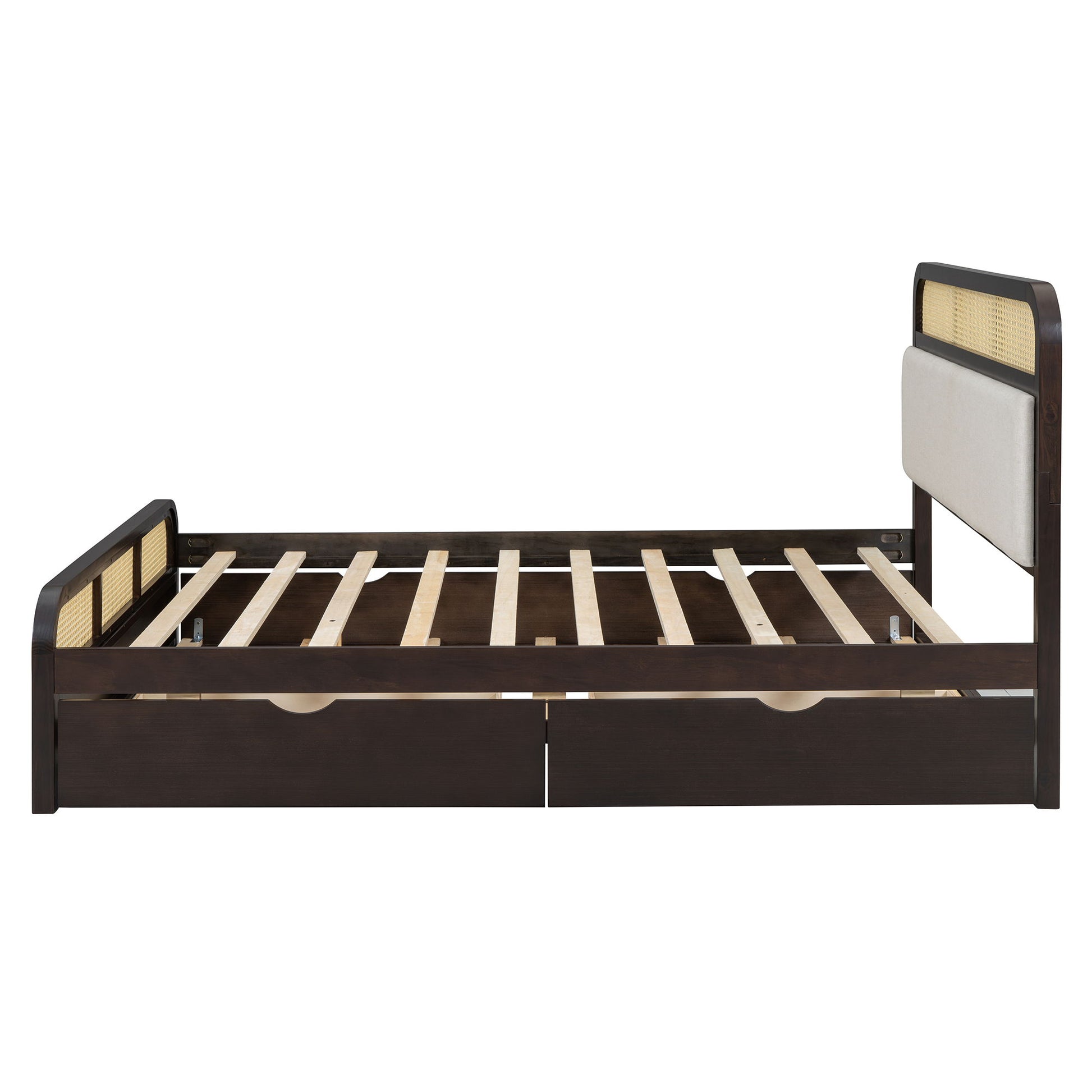 Platform Bed With Trundle And 2 Drawers - The Sleep Loft - Online Mattress Showroom NYC