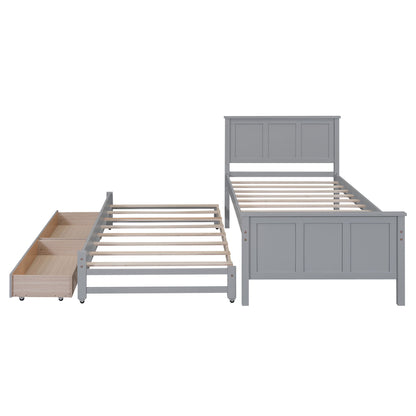Platform Bed With Trundle And Drawers - The Sleep Loft - Online Mattress Showroom NYC