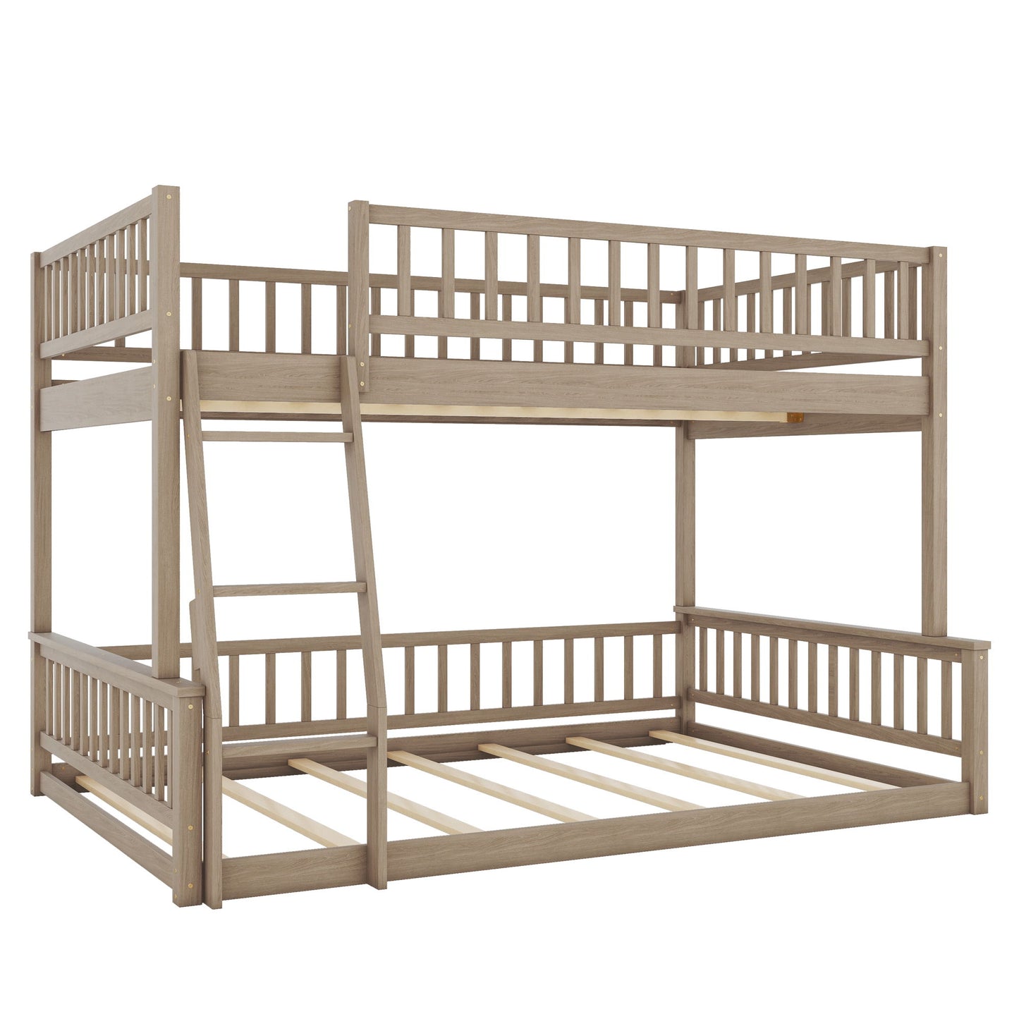 Bunk Bed With Ladder And Guardrails - The Sleep Loft - Online Mattress Showroom NYC