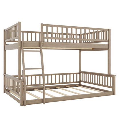 Bunk Bed With Ladder And Guardrails - The Sleep Loft - Online Mattress Showroom NYC