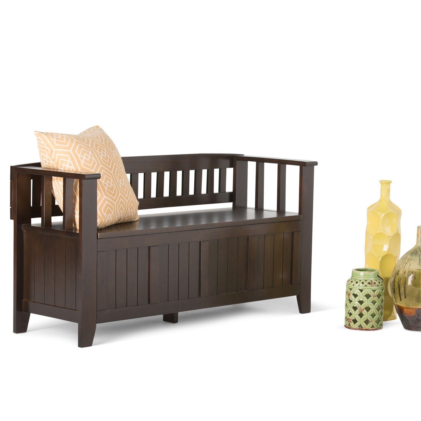 Acadian - Entryway Storage Bench, Handcrafted - The Sleep Loft - Online Mattress Showroom NYC