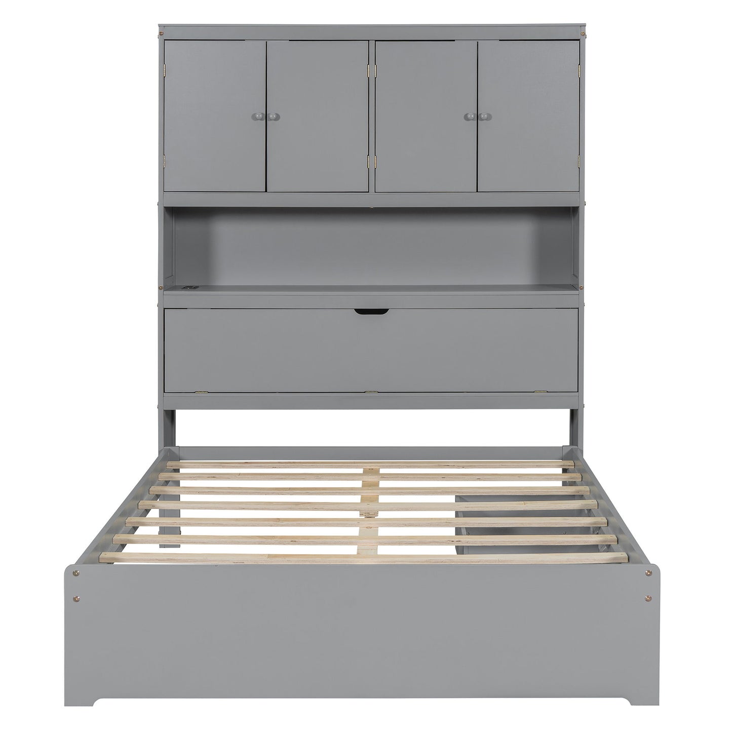 Platform Bed With USB, Storage Headboard & Drawers - The Sleep Loft - Online Mattress Showroom NYC