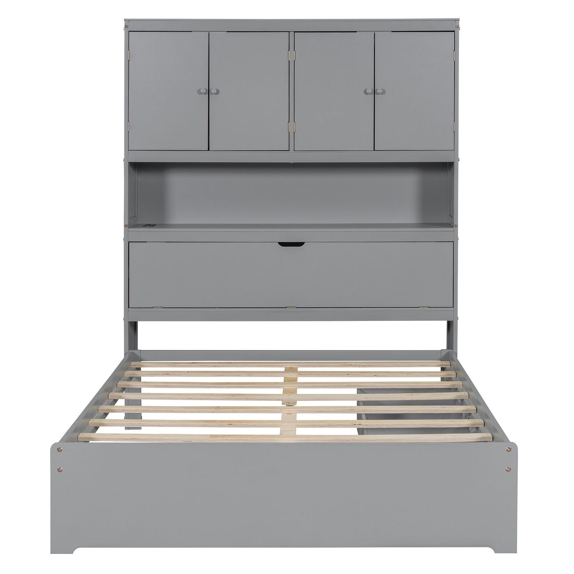 Platform Bed With USB, Storage Headboard & Drawers - The Sleep Loft - Online Mattress Showroom NYC