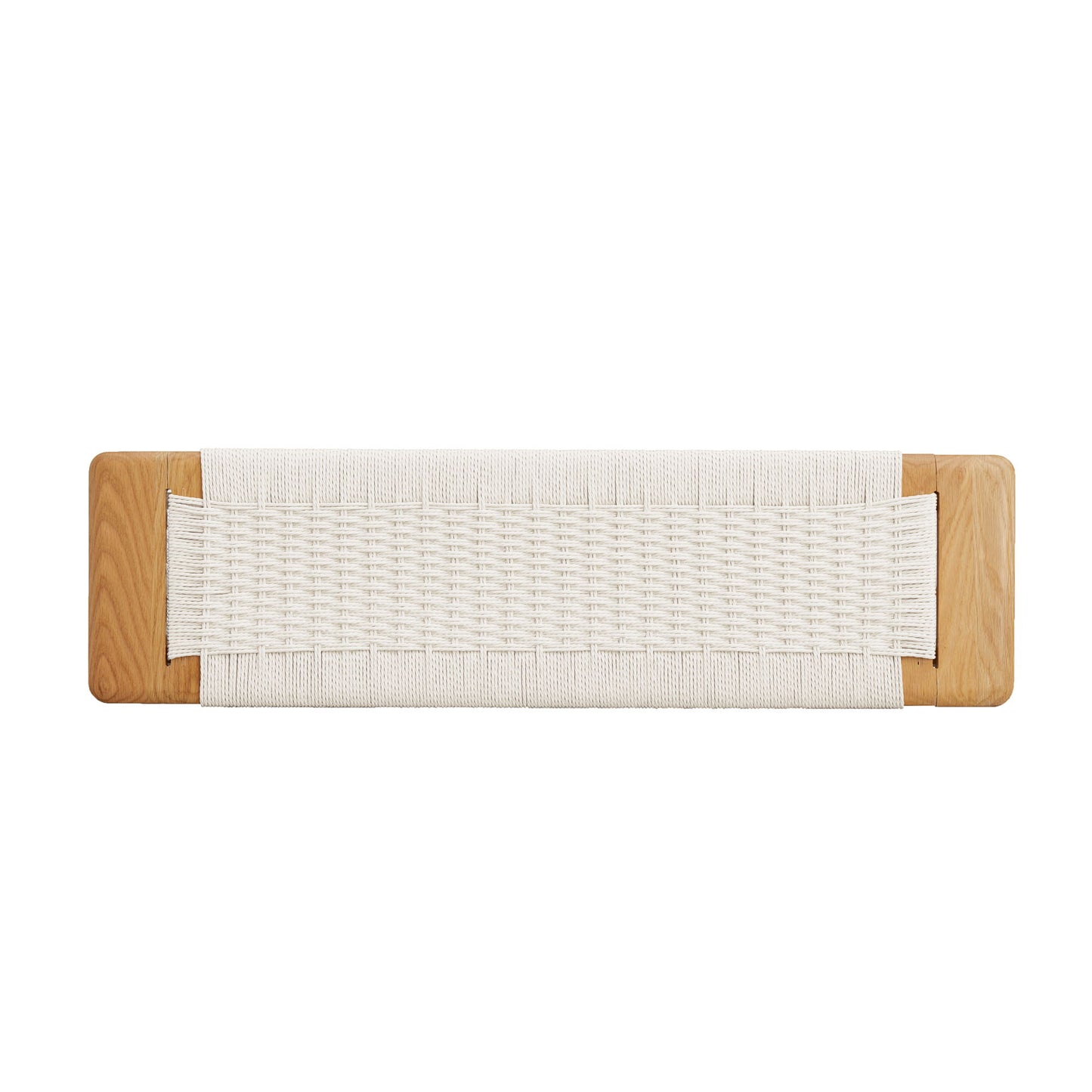 Design Dining Bench Bed Bench For Bedroom - White / Natural Oak - The Sleep Loft - Online Mattress Showroom NYC