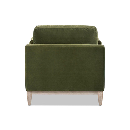 Pasadena - Modern Farmhouse Chaise Lounge Chair - Olive Green - The Sleep Loft - Online Mattress Showroom NYC