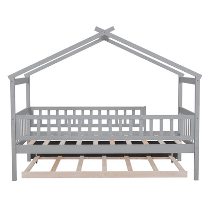 Creativity House Bed With Twin Size Trundle - The Sleep Loft - Online Mattress Showroom NYC