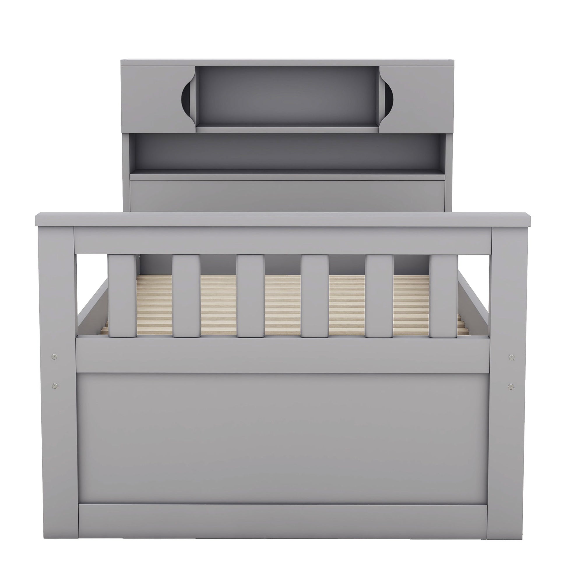 Captain Platform Bed Frame With Storage Bookcases, Shelves, And 4 Drawers - The Sleep Loft - Online Mattress Showroom NYC