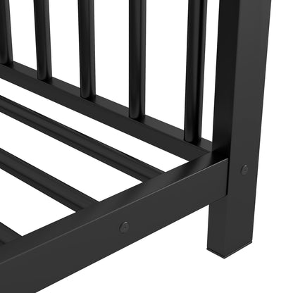 Metal House Platform Bed With Modern Design And Durable Frame - The Sleep Loft - Online Mattress Showroom NYC