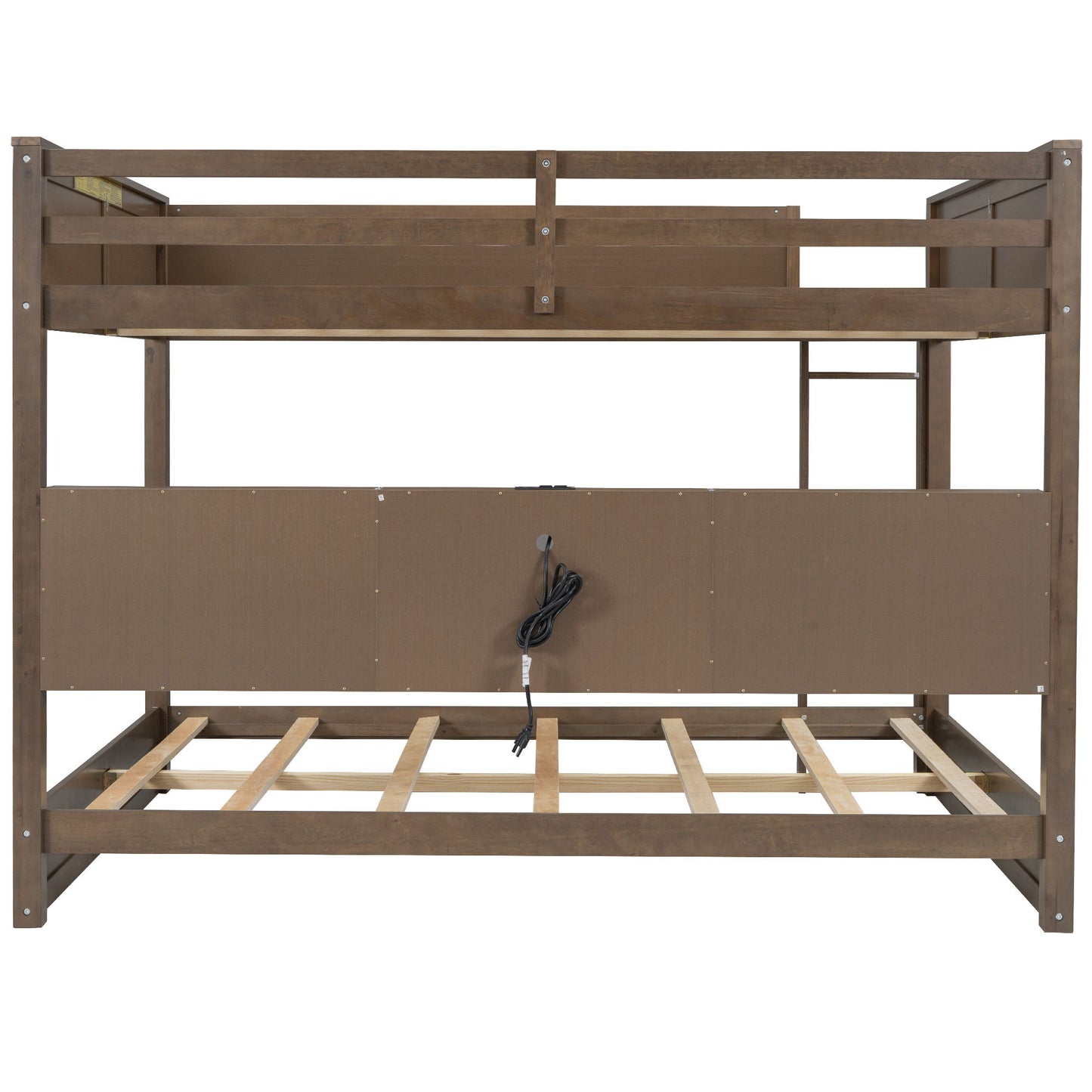 Bunk Bed With Storage Cabinets And USB Ports - The Sleep Loft - Online Mattress Showroom NYC