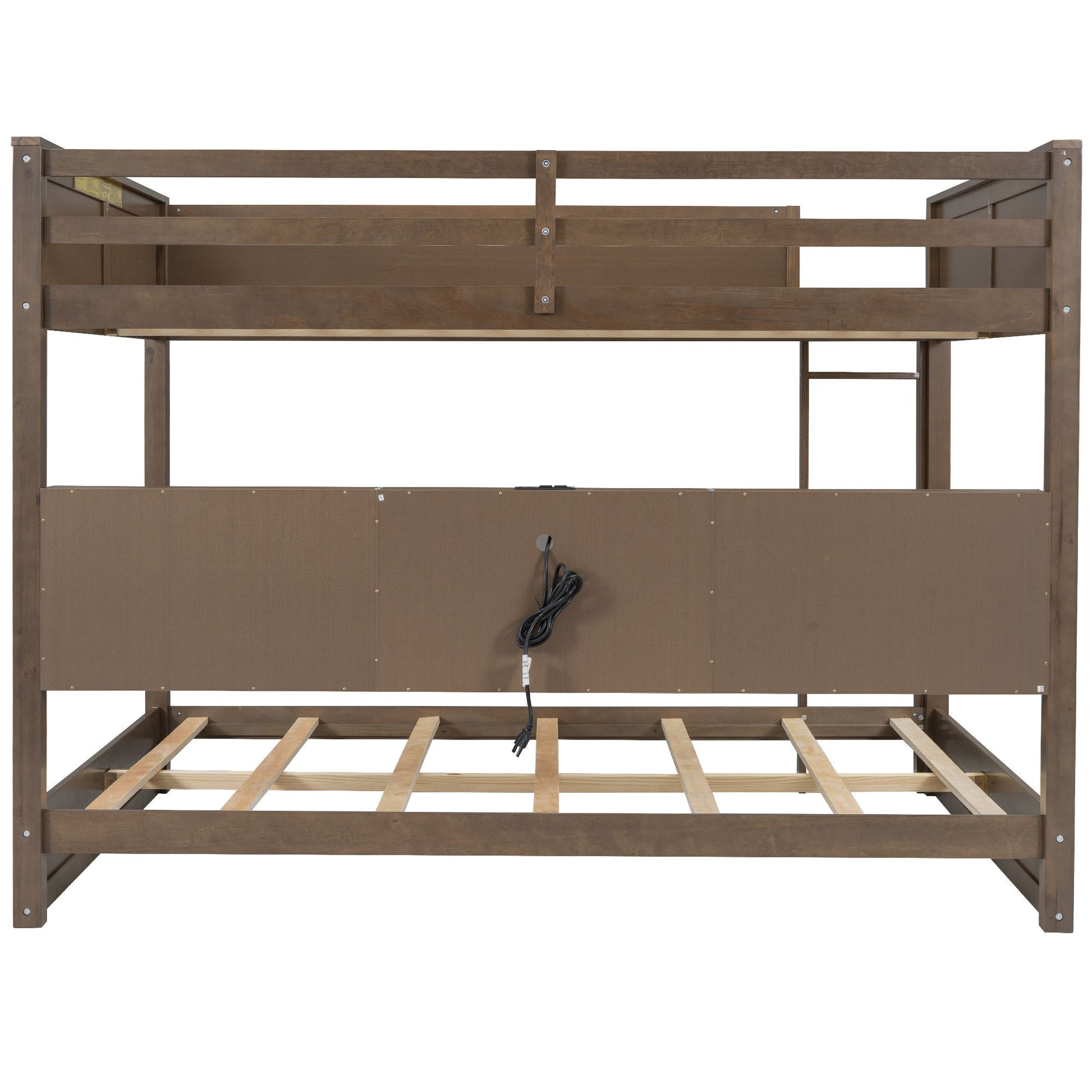 Bunk Bed With Storage Cabinets And USB Ports - The Sleep Loft - Online Mattress Showroom NYC