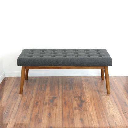 Delilah - Modern Bench - Gray - The Sleep Loft - Online Mattress Showroom NYC