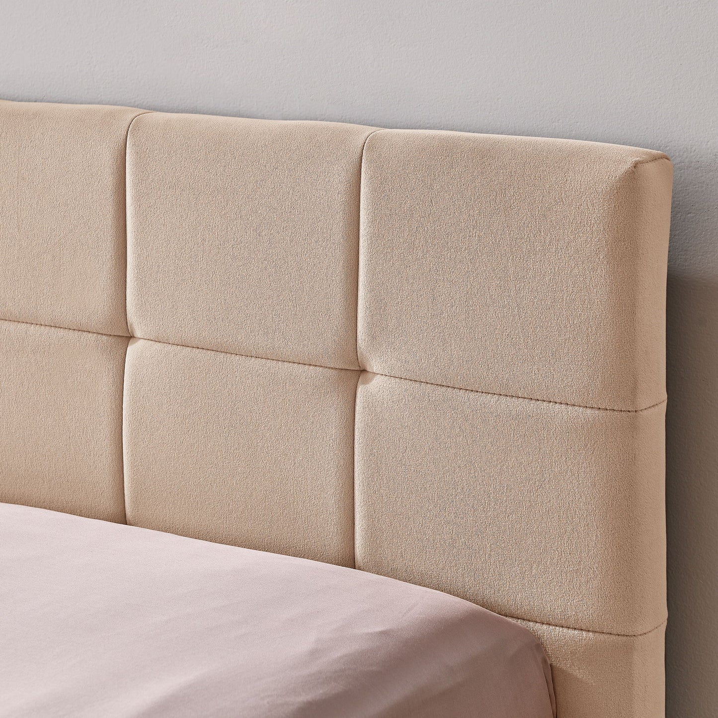 Mid-Century Storage Upholstered Tufted Bed Frame With Backrest And Armrests - The Sleep Loft - Online Mattress Showroom NYC