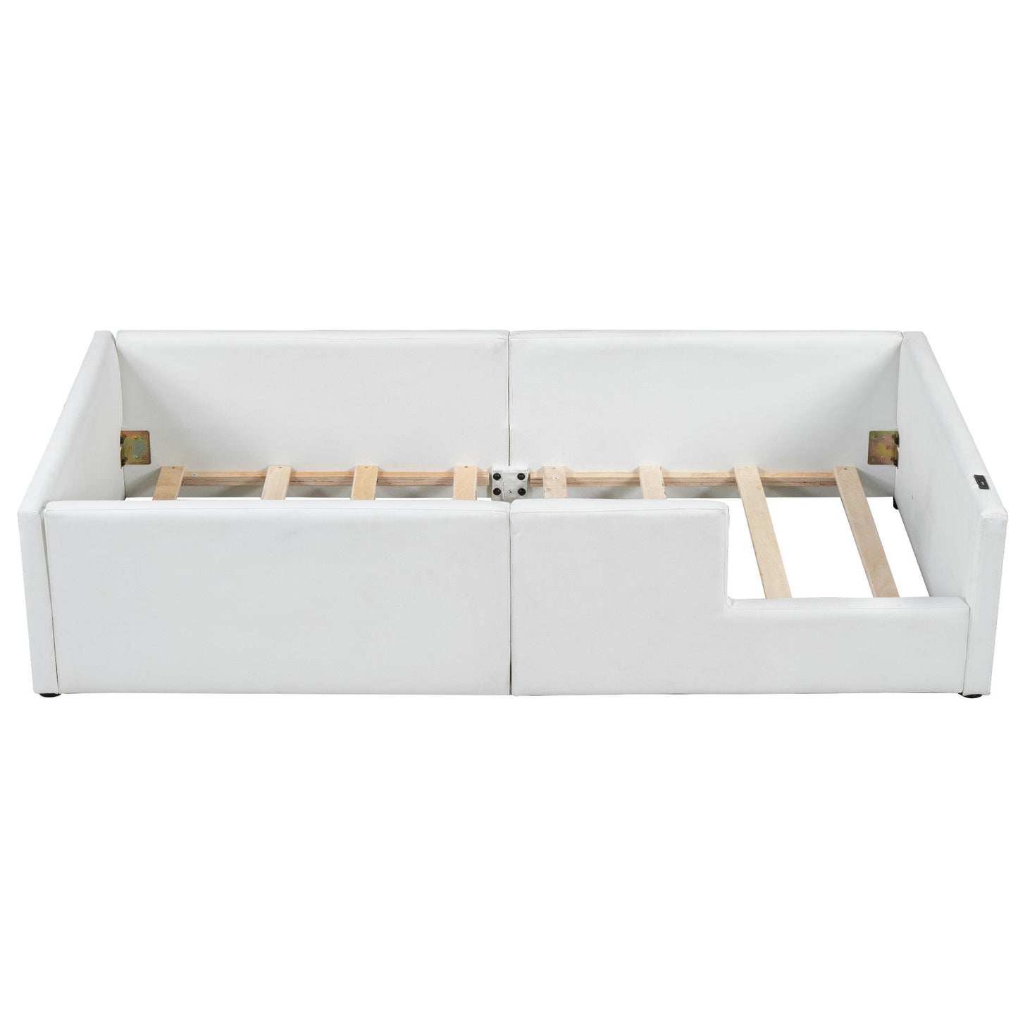 Platform Bed With Guardrail And Charging Station - The Sleep Loft - Online Mattress Showroom NYC