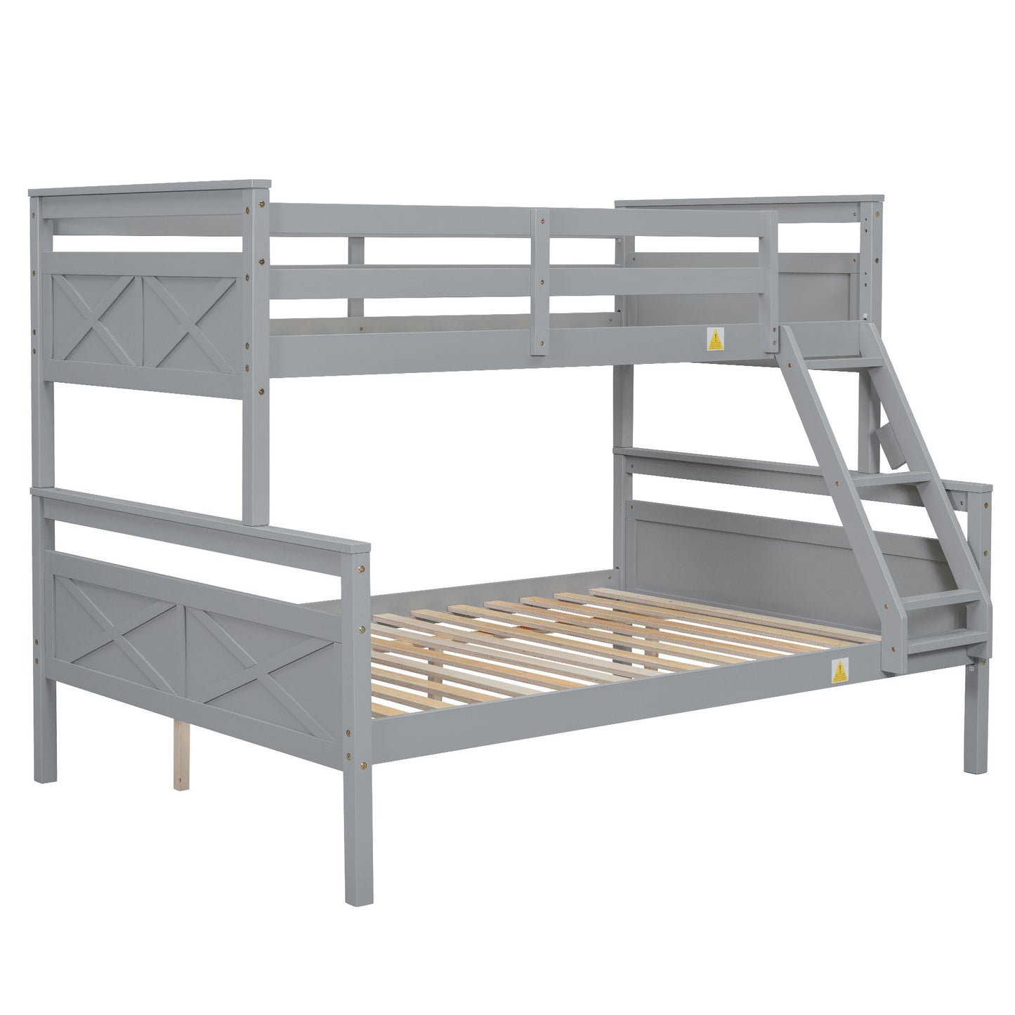 Bunk Bed With Ladder And Safety Guardrail - The Sleep Loft - Online Mattress Showroom NYC