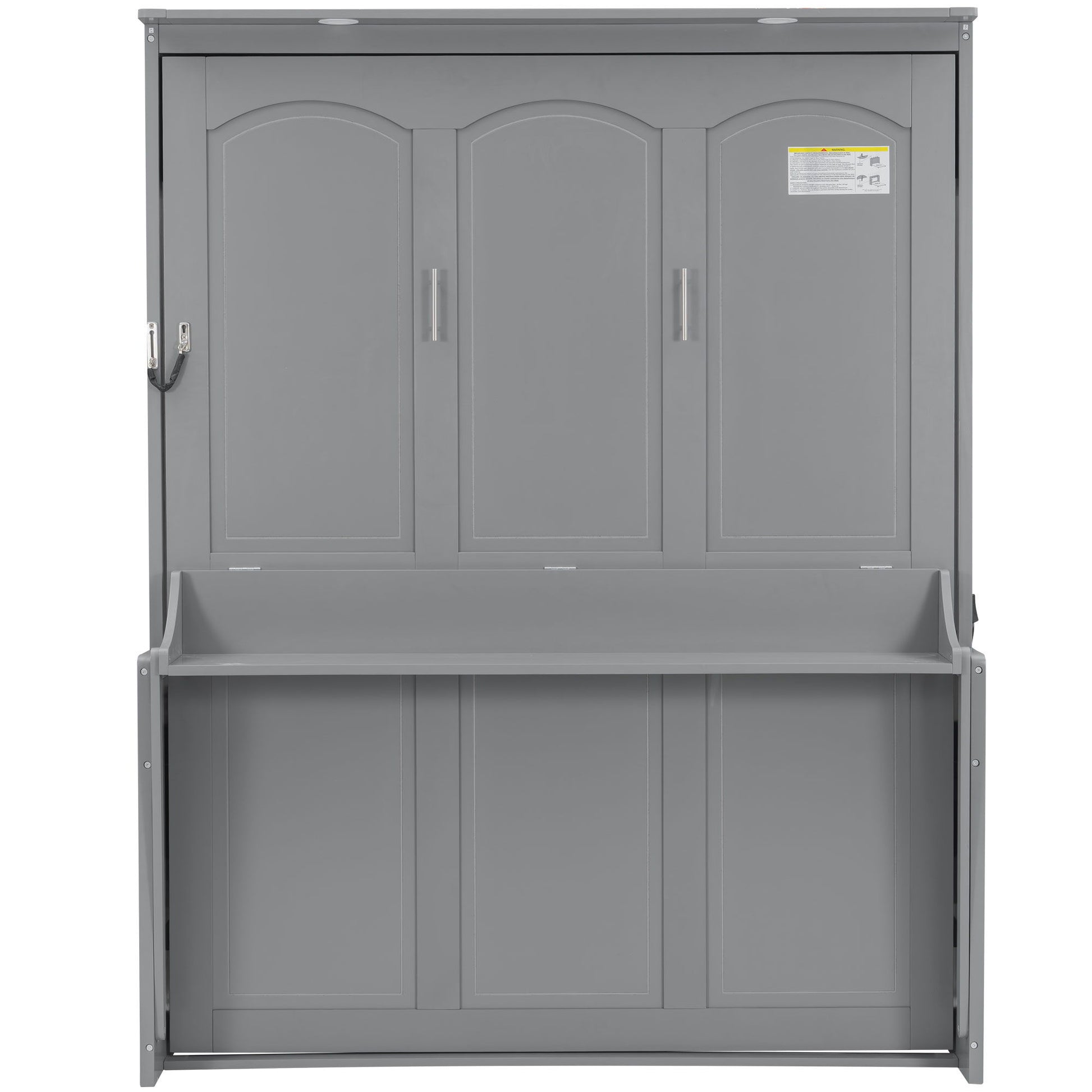 Murphy Bed With Desk, LED Lights & USB Charging Station - The Sleep Loft - Online Mattress Showroom NYC