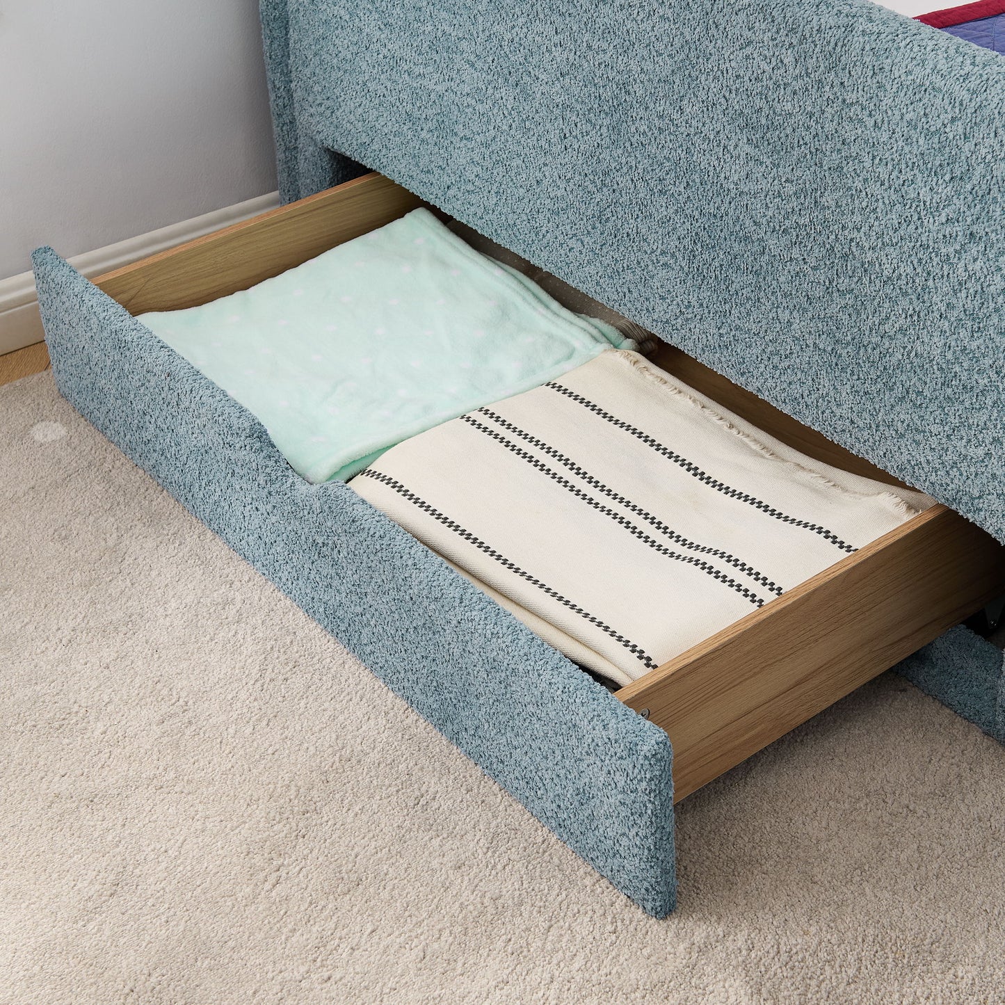 Safe Kids Bed With Guardrails And Storage - The Sleep Loft - Online Mattress Showroom NYC