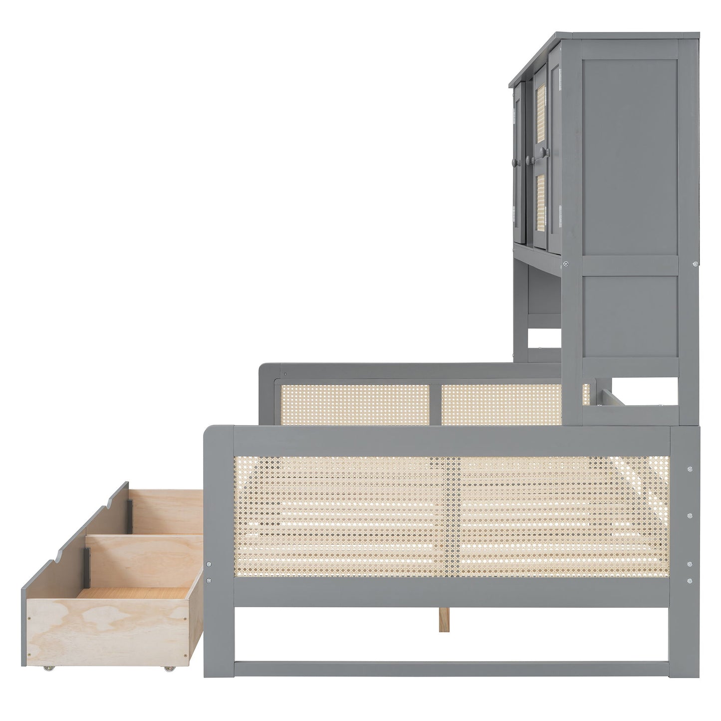 Daybed And All In One Cabinet And Shelf - The Sleep Loft - Online Mattress Showroom NYC