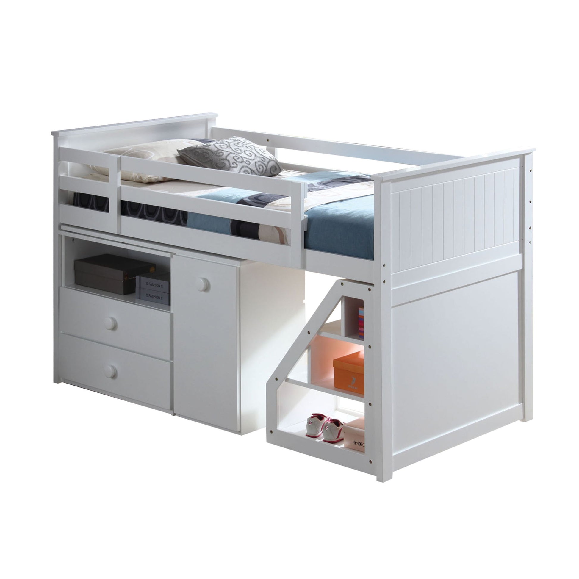 Wyatt - Twin Loft Bed Set - White - The Sleep Loft - Online Mattress Showroom NYC