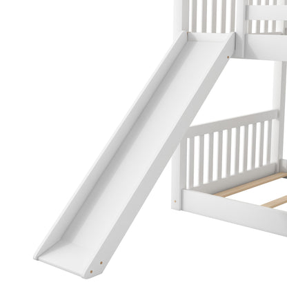 Bunk Bed & Convertible Slide And Ladder - The Sleep Loft - Online Mattress Showroom NYC