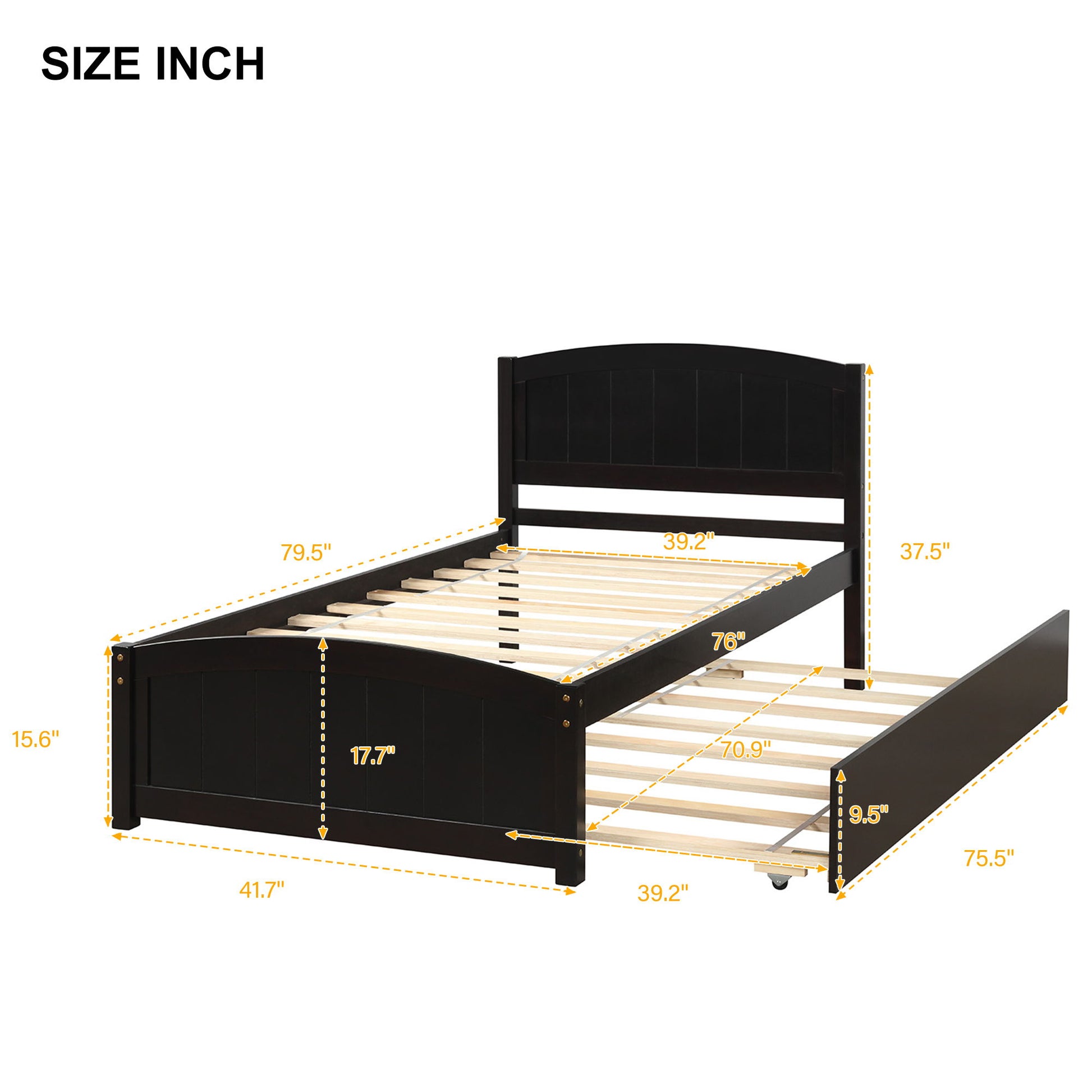 Platform Bed & Headboard, Footboard And Wood Slat Support - The Sleep Loft - Online Mattress Showroom NYC