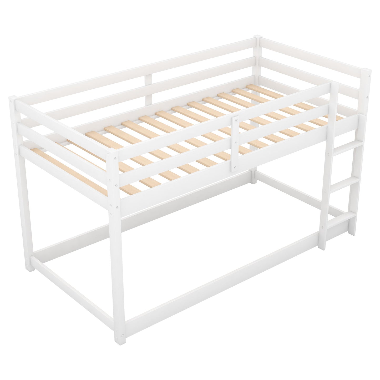 Floor Bunk Bed With Ladder - The Sleep Loft - Online Mattress Showroom NYC
