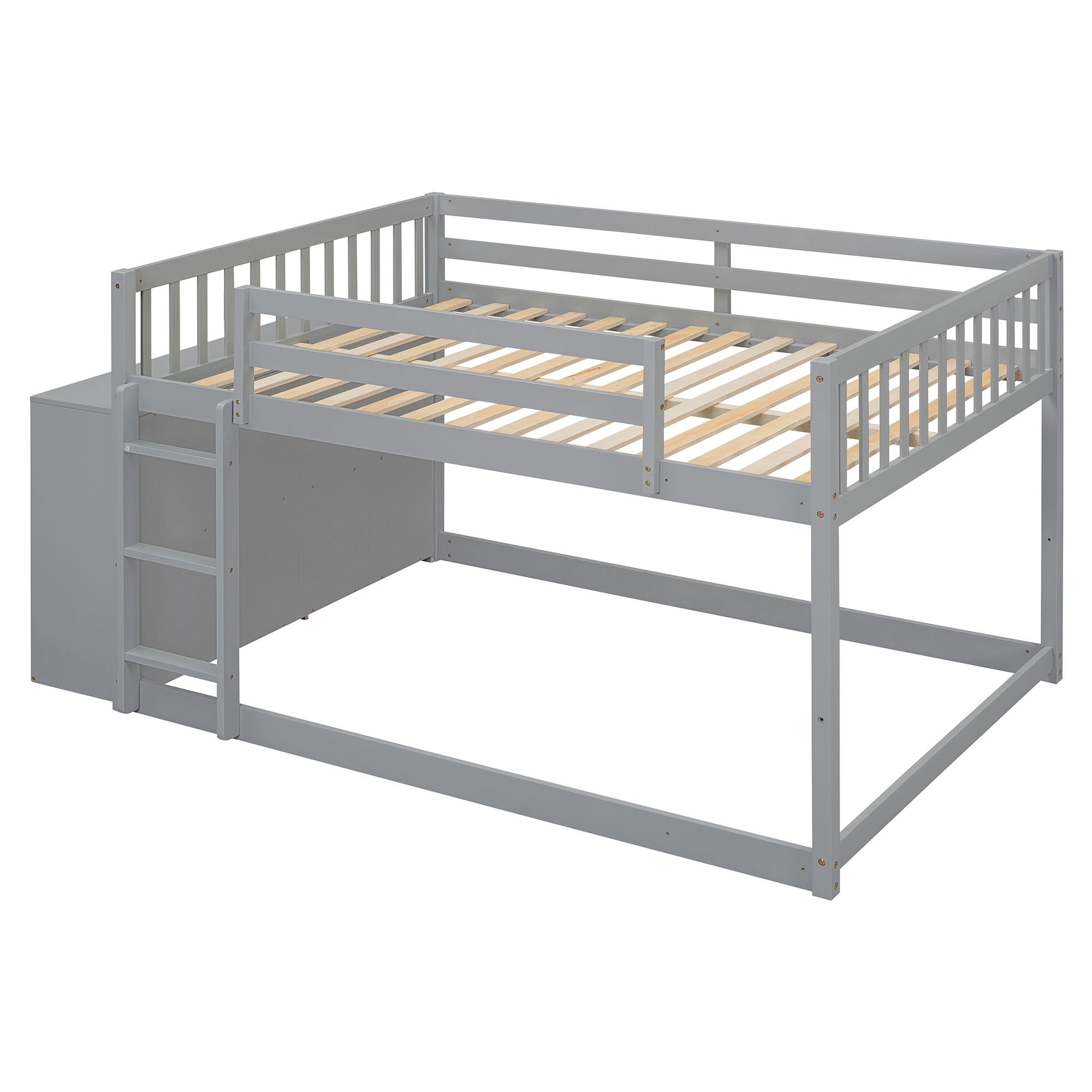 Bunk Bed With 4 Drawers And 3 Shelves - The Sleep Loft - Online Mattress Showroom NYC