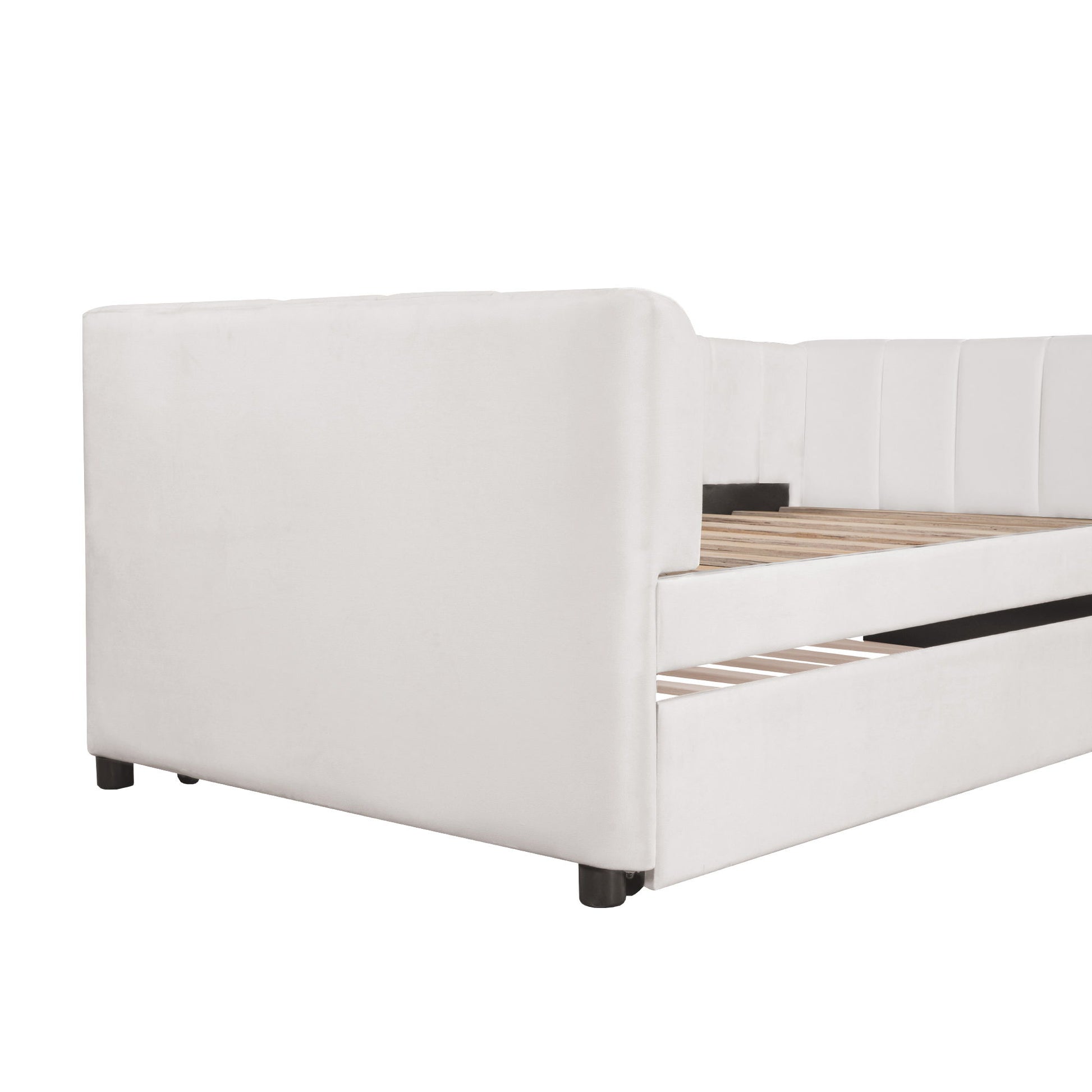 Upholstered Daybed With Ergonomic Design Backrest - The Sleep Loft - Online Mattress Showroom NYC