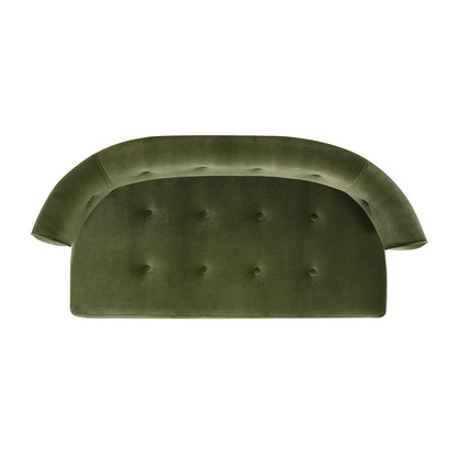 Jared - Versatile Roll Arm Tufted Bench Settee - The Sleep Loft - Online Mattress Showroom NYC