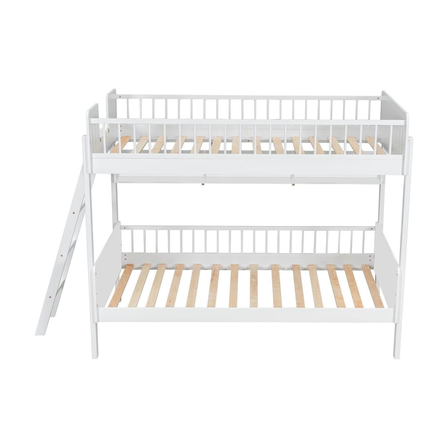 Bunk Bed With 3 Storage Shelves, Adjustable Ladder Left Or Right - The Sleep Loft - Online Mattress Showroom NYC