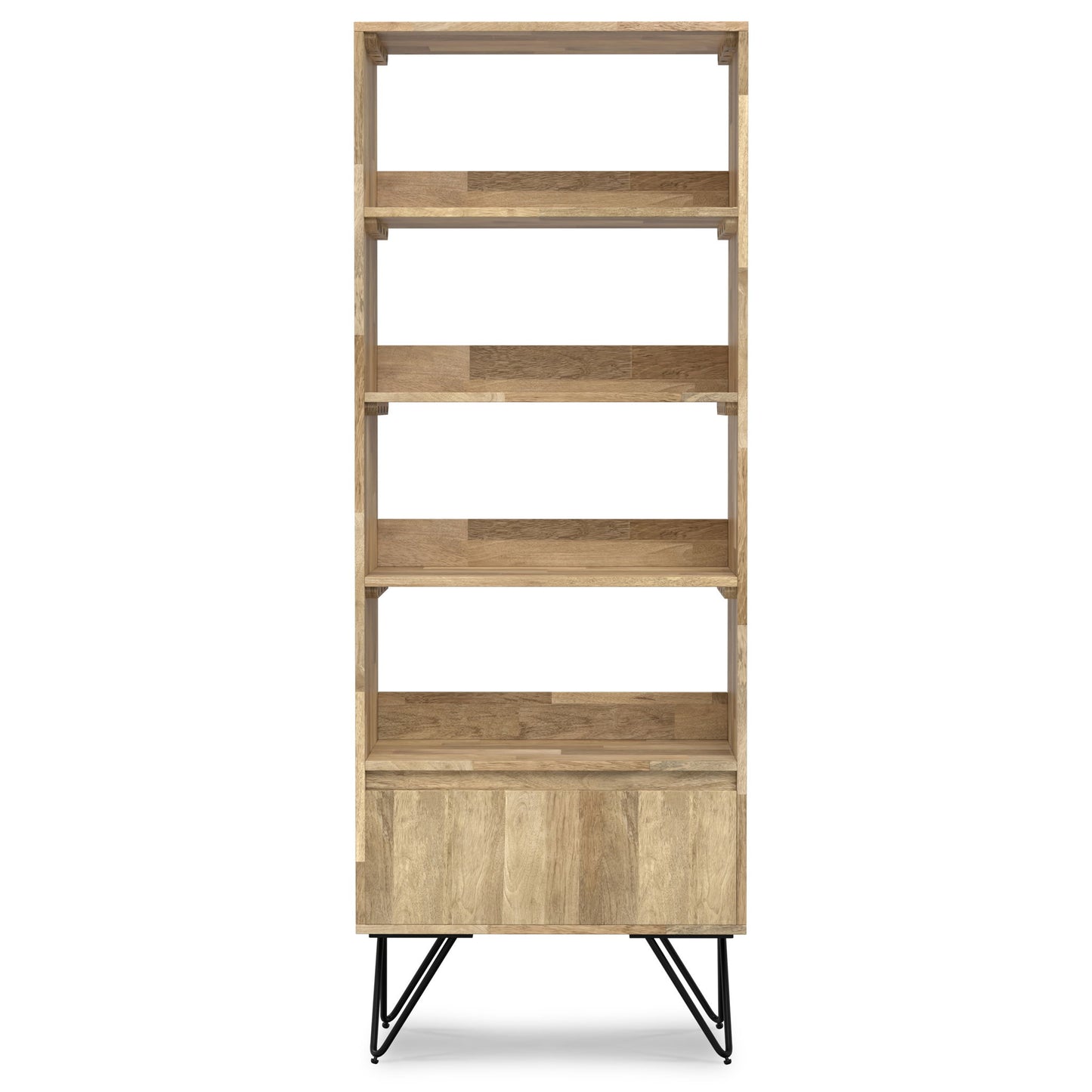 Hunter - Tall Bookcase - Natural - The Sleep Loft - Online Mattress Showroom NYC