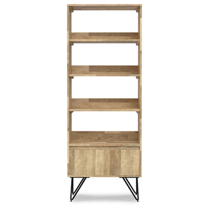 Hunter - Tall Bookcase - Natural - The Sleep Loft - Online Mattress Showroom NYC