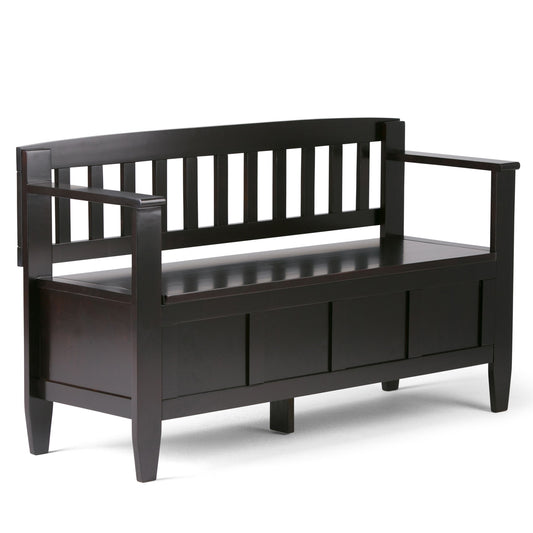 Brooklyn - Handcrafted Entryway Storage Bench - The Sleep Loft - Online Mattress Showroom NYC
