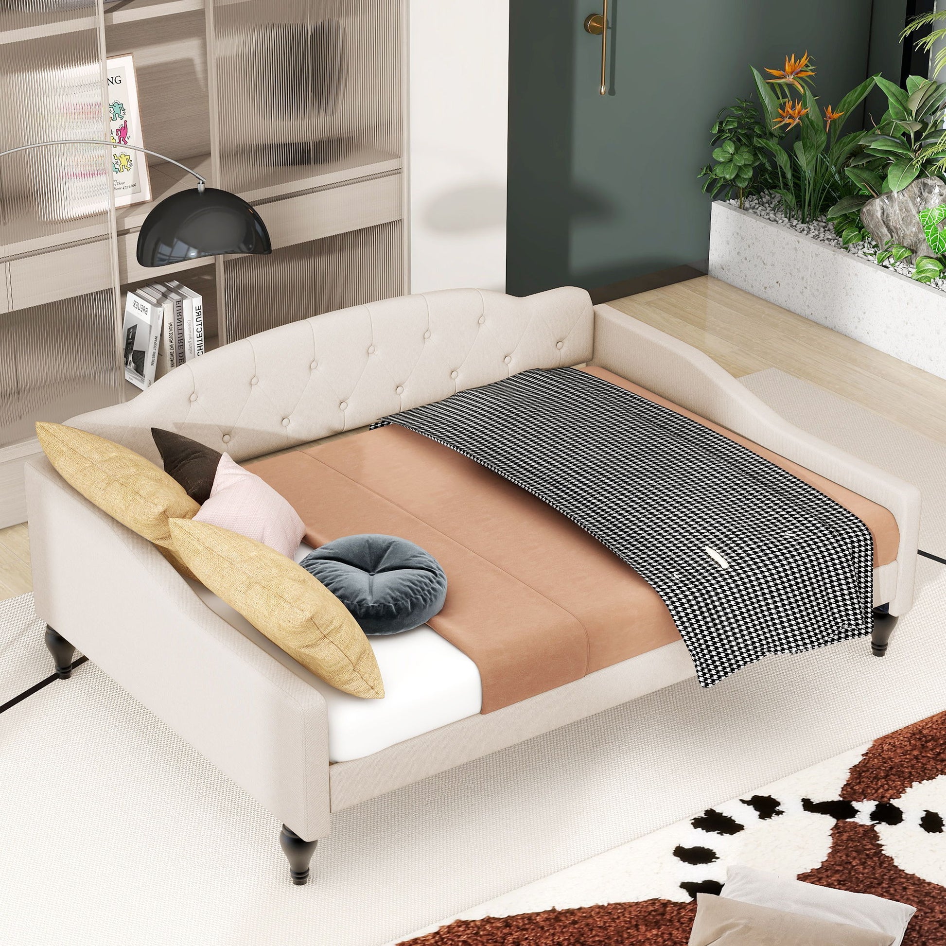 Upholstered Tufted Daybed - The Sleep Loft - Online Mattress Showroom NYC
