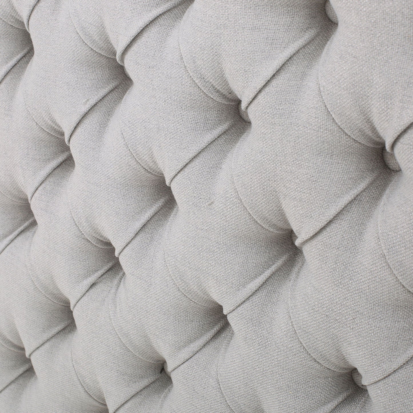 Queen Size Headboard With Button Tufting - Light Gray - The Sleep Loft - Online Mattress Showroom NYC